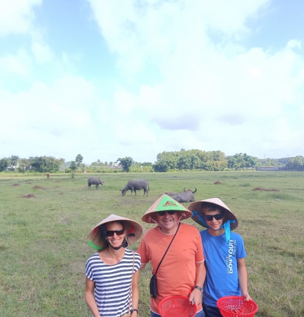 exploring vietnamese cuisines with cu chi tunnels from lovely German family